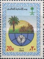 Palm Tree and Wheat on Globe