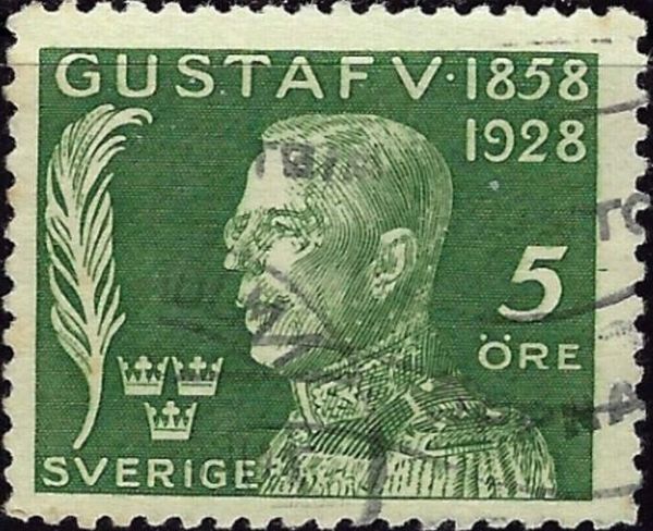 King Gustav V - 70th Birthday