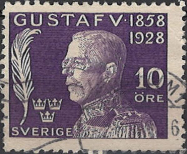 King Gustav V - 70th Birthday