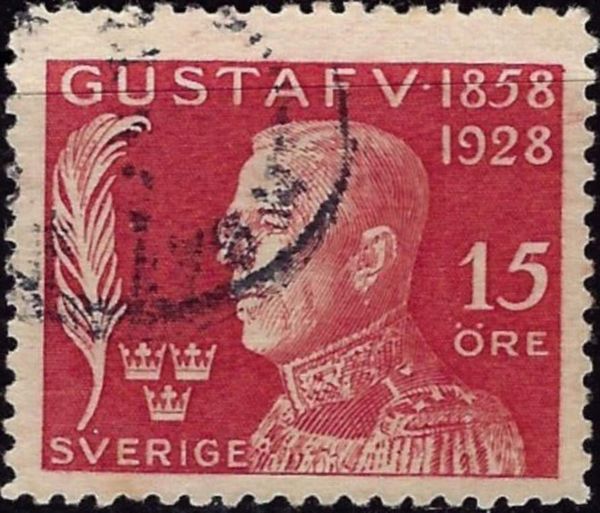 King Gustav V - 70th Birthday