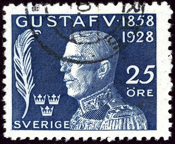 King Gustav V - 70th Birthday