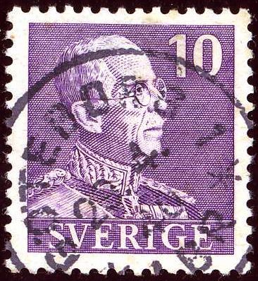 King Gustav V (type I "small" 10)