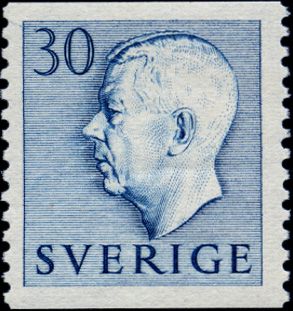 King Gustaf VI Adolf - without imprint