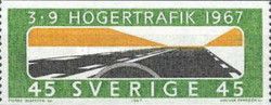 Right-hand traffic - sides imperf
