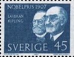 C. L. A. Laveran (medicine) and Rudyard Kipling (literature)