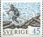 Floating logs