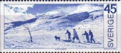 Winter mountain scenery