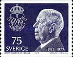 King Gustaf VI Adolf - Memorial Issue
