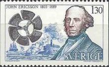 John Ericsson (1803-1889), Ship Propeller and "Monitor"