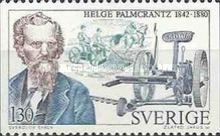 Helge Palmcrantz (1842-1880) and Reaper