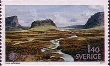 Rapadalen valley in Sarek National Park