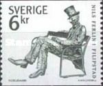 Nils Ferlin (1898-1961) poet, statue by K. Bejemark