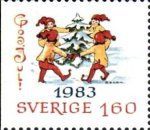 Christmas Gnomes Dancing Around the Christmas Tree