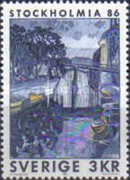 "A Summer's Night by the Riddarholmen", Hilding Linnqvist