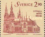 Uppsala Cathedral before Fire of 1702