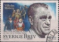 Moberg and Characters from The Emigrants (novel)