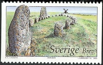 Stone circle, Stora Alvar