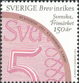 Swedish Stamps - 150 Years