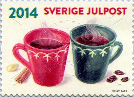 Two mugs of "Glögg" (mulled wine)