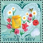 Greetings Stamps : Hearts and Flowers
