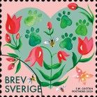 Greetings Stamps : Hearts and Flowers