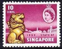 Lion in Gold and Queen Elizabeth II