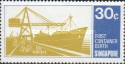 Ship in first container berth