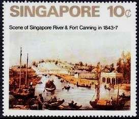 Singapore River and Fort Canning