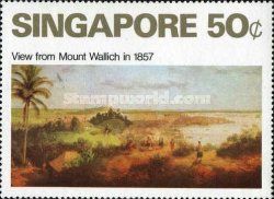 View from Mount Wallich, 1857