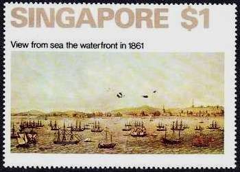 Singapore Seafront 1861