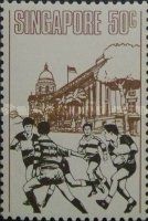 City Hall and Rugby Players
