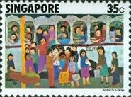“At the Bus Stop” (Chong Khing Ann)