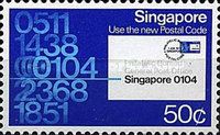 Envelope with Postcode (blue)