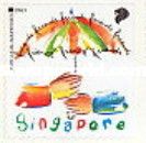 Greetings Stamps- Hands holding umbrella