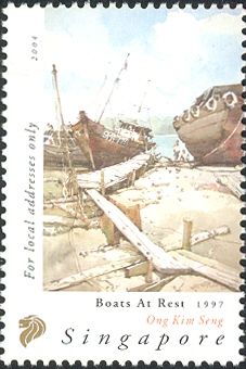 'Boats at Rest' 1997