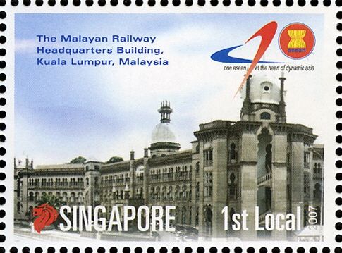 The Malayan Railway Headquarters Building, Kuala Lumpur, Mal