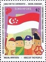People & Flag