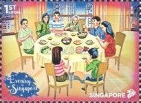 Singapore In The Evening