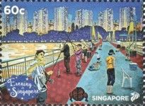 Singapore In The Evening