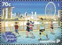 Singapore In The Evening