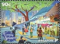Singapore In The Evening