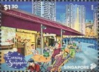 Singapore In The Evening
