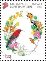 Crimson Sunbird, Hoopoe & Native Flora