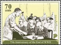 Japanese Signing Document of Surrender, September 1945