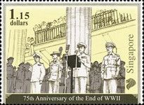 Lord Mountbatten Proclaiming End of War