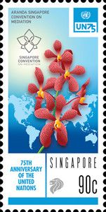 Orchid and Tribute to Convention on Mediation