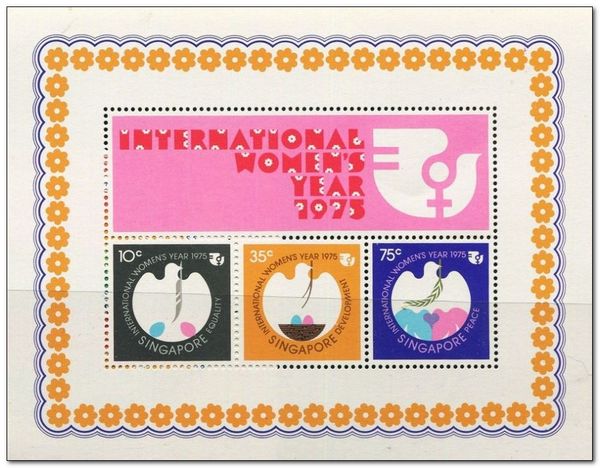 International Women's Year - Miniature sheet