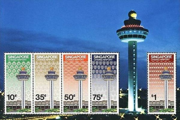 Opening of Changi Airport - Miniature sheet