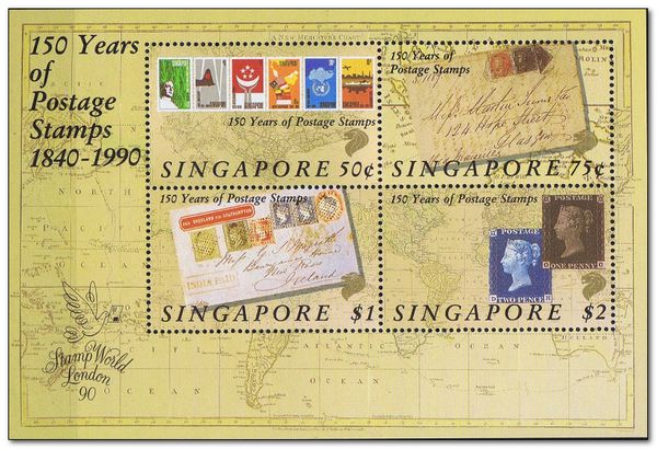 150th Anniversary of Invention of Postage Stamps