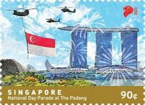 National Day 2023 : Parade at the Padang